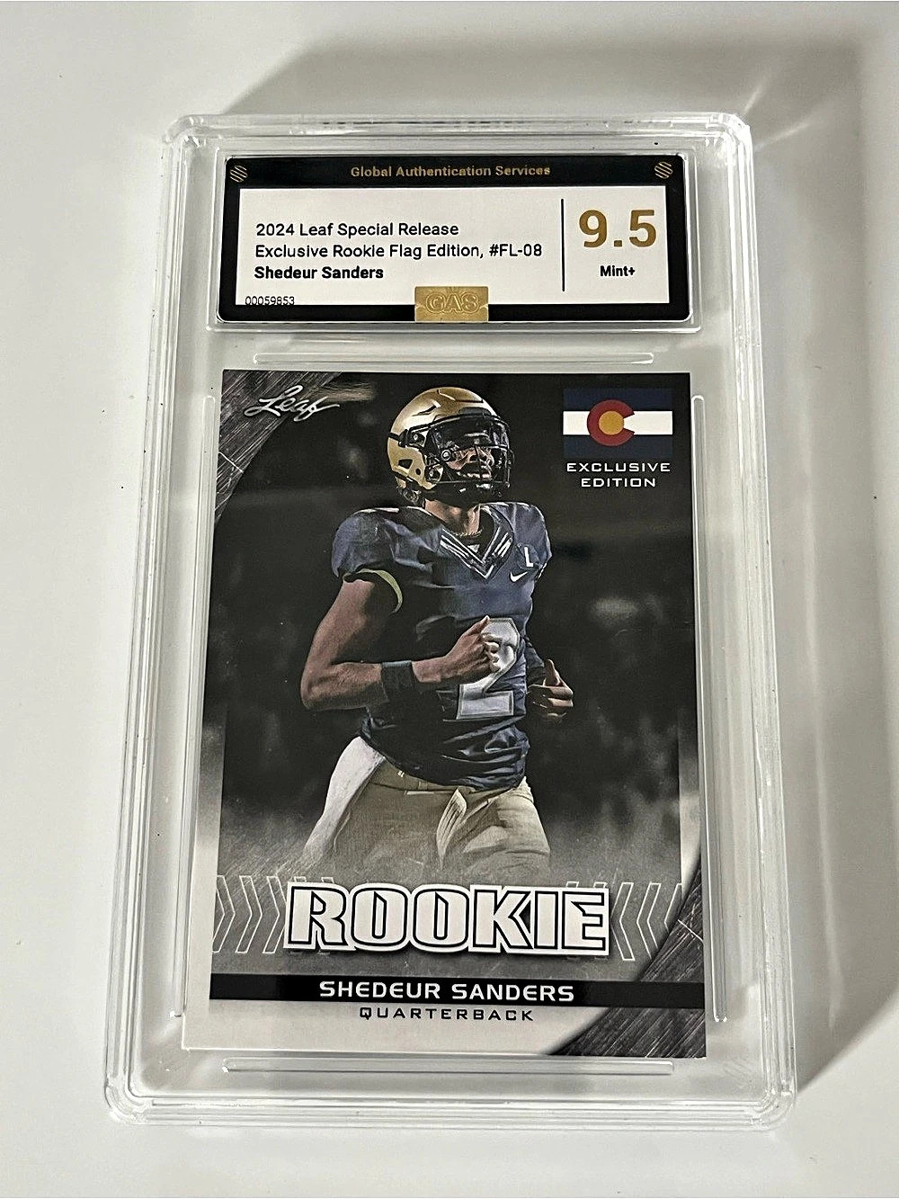 2024 Leaf Special Release Exclusive Rookie Flag Edition Shedeur Sanders